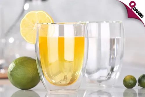 From QR20 Enjoy a Classy Beverage with Double Wall Drinking Glasses! (Up to QR78 Value)